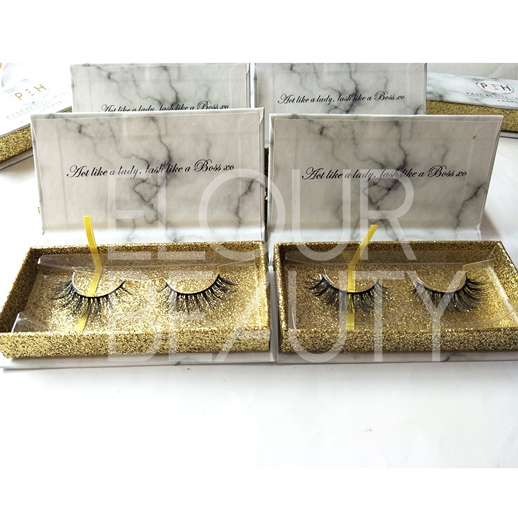 gold glitter private label lash box 3d faux mink lash wholesale.jpg